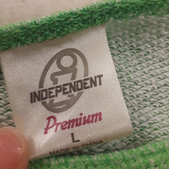 Lime Green Spartan Wide Neck Sweater - Picture 3 of 6